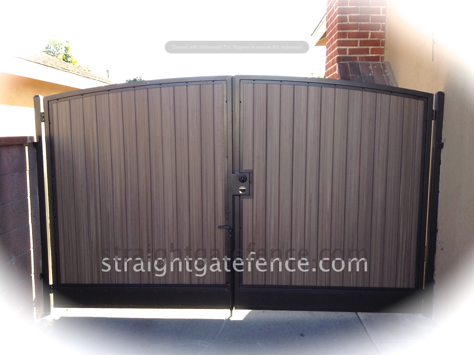 Steel Framed Vinyl Gates
