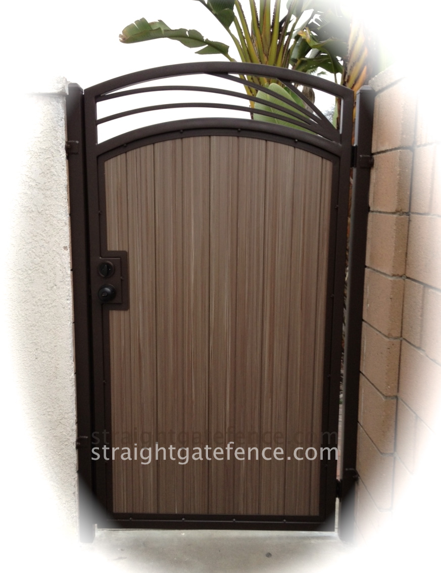 Steel Framed Vinyl Gates