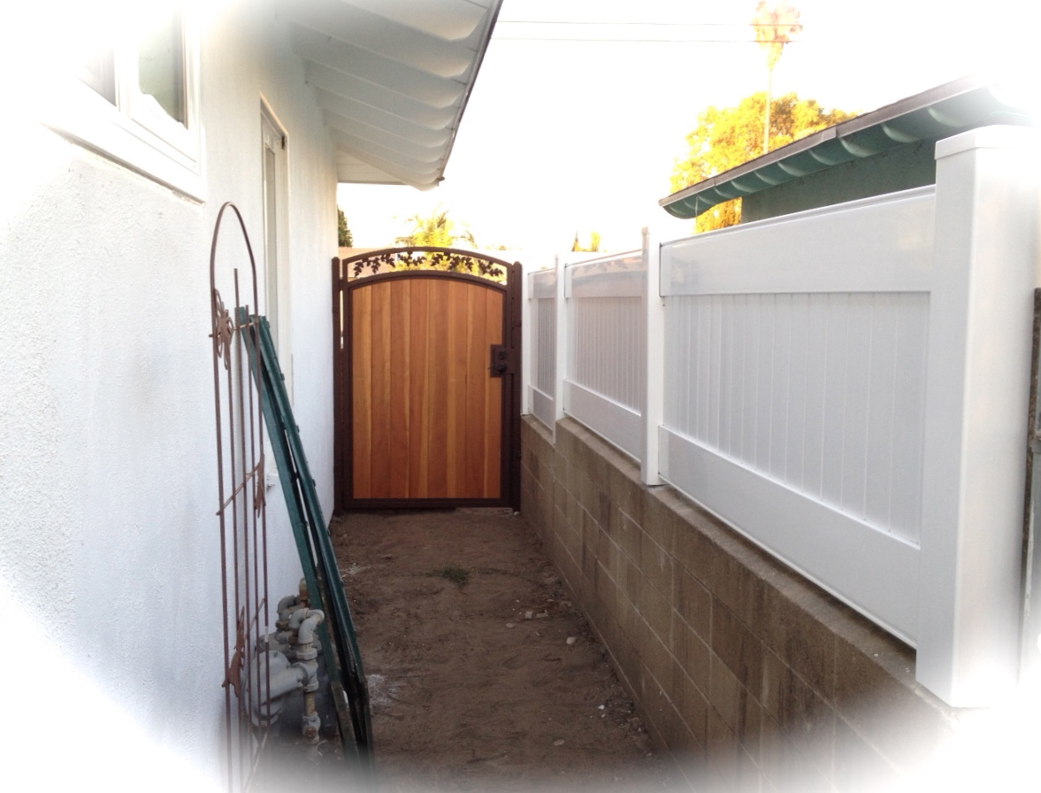 Steel Framed Vinyl Gates