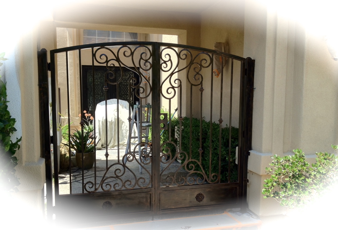 Hand Forged Iron Gate