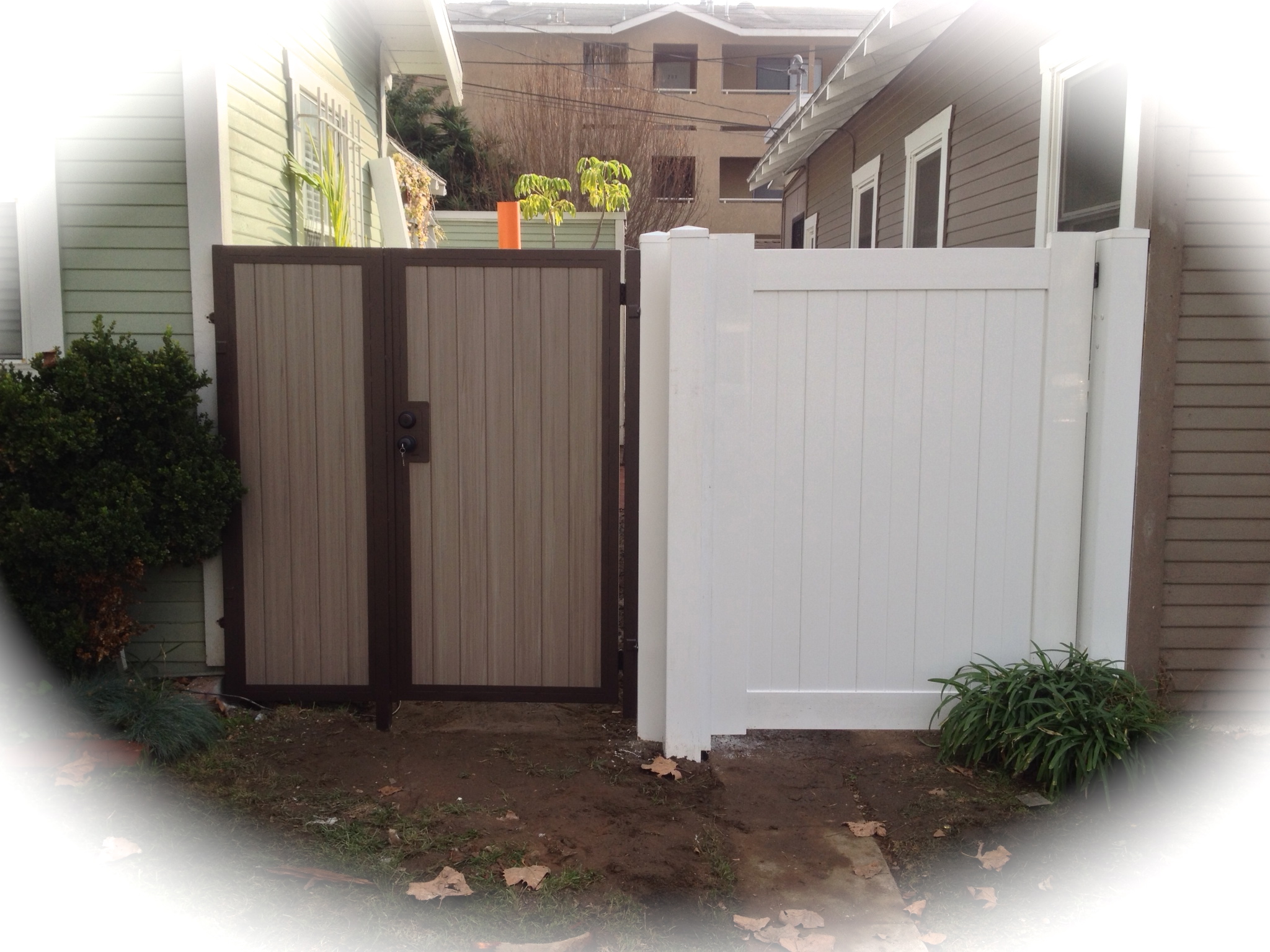 Steel Framed Vinyl Gates