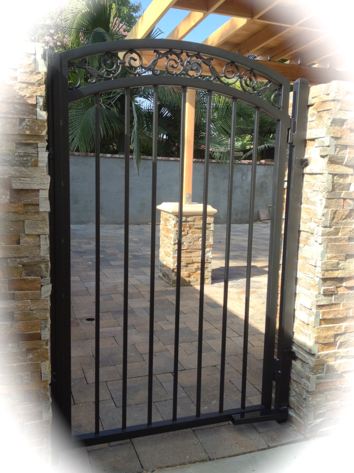 Iron Walk Gates